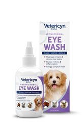 Vetericyn botella frontal mostrando etiqueta y tamaño, limpieza segura