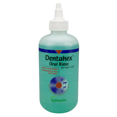 Vetoquinol Dentahex front packaging showing bottle and label for clear identification and benefits