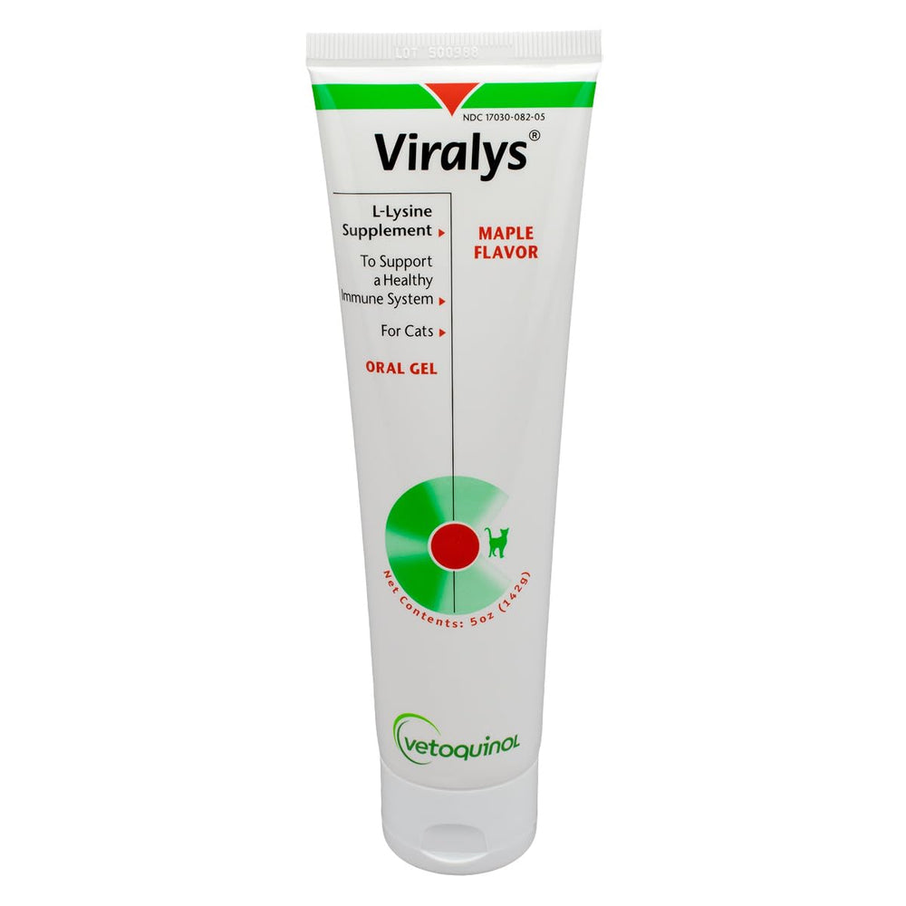 Vetoquinol Viralys frente del tubo destacando presentación 5 oz y uso práctico