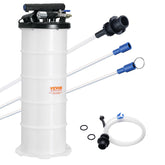 VEVOR vista frontal del extractor con tanque y manija, fácil transporte