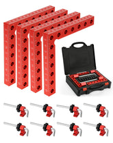 VEXTHYX front view of four corner clamps showing sturdy right-angle support