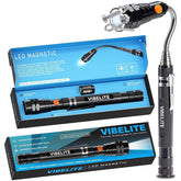 VIBELITE frontal del producto mostrando diseño compacto y luz
