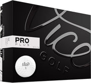 Vice Golf Pro Plus front packaging showing clean logo and number, enhances brand recognition