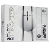 Vice Golf Tracer front packaging showing design and benefits
