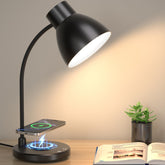 Vicsoon lamp front view showing clean design and compact footprint for tidy desks