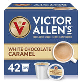 Victor Allen's vista frontal del paquete mostrando la marca y sabor