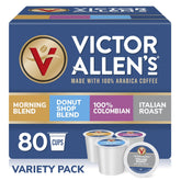 Victor Allen's pack frontal mostrando 80 cápsulas y variedad de tuestes para elección rápida