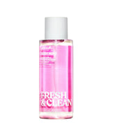 Victoria's Secret frasco frontal mostrando diseño y beneficio aroma acogedor