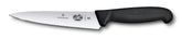 Victorinox Fibrox front view showing full 6-inch blade and handle for balanced cutting