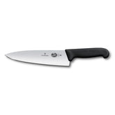 Victorinox Fibrox Pro vista frontal mostrando hoja y mango, precisión al cortar