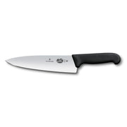 Victorinox Fibrox Pro vista frontal mostrando hoja y mango, precisión al cortar