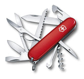 Victorinox Huntsman frontal mostrando todas las herramientas desplegadas y su portabilidad