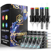Vidattx POSEIDON empaque frontal mostrando 50 cartuchos, garantía de esterilidad