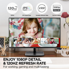 ViewSonic close-up of IPS panel texture highlighting accurate colors and wide viewing angles