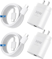 Vilive frente del bloque 30W mostrando puerto USB-C y carga rápida segura