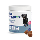 Virbac URSOLYX front packaging showing product name and count, clear benefit labeling