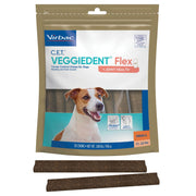 Virbac Veggiedent front packaging showing product features and benefits