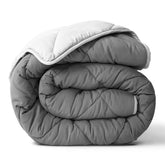 ViscoSoft comforter front view showing neat drape and cozy look