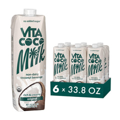 Vita Coco envase frontal mostrando diseño y beneficios del producto