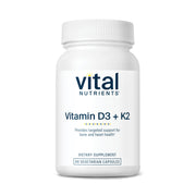 Vital Nutrients bottle front view showing label and 60 capsules benefit clarity