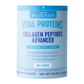 Vital Proteins envase frontal 20 oz mostrando el diseño y beneficio de colágeno