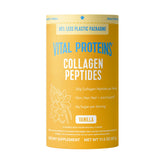 Vital Proteins presentación frontal del envase mostrando la marca y sabor vainilla