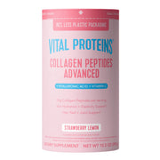 Vital Proteins front packaging showing Strawberry Lemon flavor and benefits