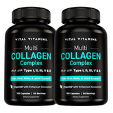 Vital Vitamins front packaging showing two-bottle 2-pack, clear product benefit