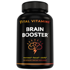 Vital Vitamins front packaging showing bottle and label for easy identification and trust