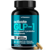 Vitamax bottle front view showing label and benefits for clear recognition