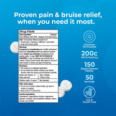 Etiqueta VitaMedica Arnica Montana 200C enfocada en potencia y confianza médica