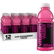 vitaminwater front packaging showing kiwi strawberry flavor and benefits