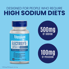 detalle de cápsula Vitassium tamaño 0 y superficie lisa para fácil ingestión