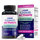 Vitauthority Lustriva front packaging showing bottle and label, clear product benefits