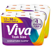 Viva front packaging showing soft cloth-like paper towels and long-lasting supply