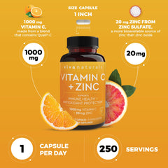 Viva Naturals cápsulas en la palma para comparar escala y dosificación