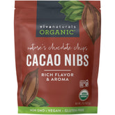 Viva Naturals frente del paquete mostrando 907 g y beneficios orgánicos