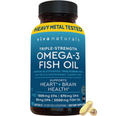 Viva Naturals front packaging showing label and 90 softgels for clear product ID and benefits