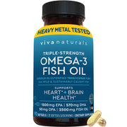 Viva Naturals front packaging showing label and 90 softgels for clear product ID and benefits
