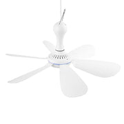 VizGiz ventilador techo frontal mostrando diseño compacto y ahorro de espacio