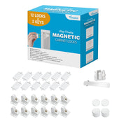 vmaisi front packaging showing 12 locks and 2 keys, clear safety solution