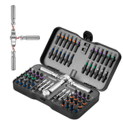 VMAN screwdriver set front view showing organized bits and carrying case for easy transport