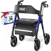 VOCIC Z21 vista frontal del andador mostrando estructura robusta y asiento cómodo