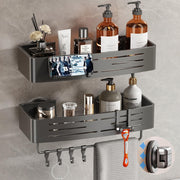 Voldra front view showing both shelves for compact organization benefit