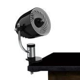 Vornado ventilador frontal mostrando diseño compacto y beneficio portátil