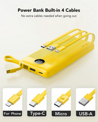 VRURC detalle de los cuatro cables integrados que evitan llevar cables extra