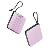 VRURC front view of purple power bank showing compact design and branding benefit