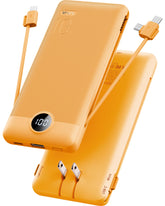 VRURC front view showing compact power bank and ports for convenient travel