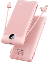 VRURC front view showing compact power bank and branding, conveys portability