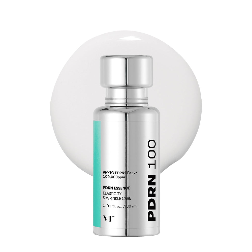 VT COSMETICS botella frontal mostrando diseño y concentración de PDRN